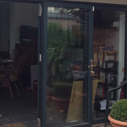 bi-fold Doors open on to garden