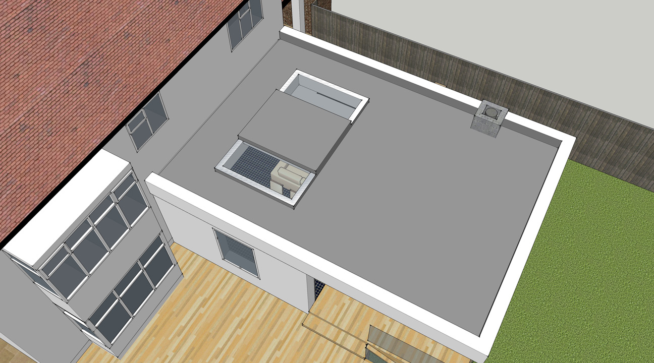 View From Inside Extension